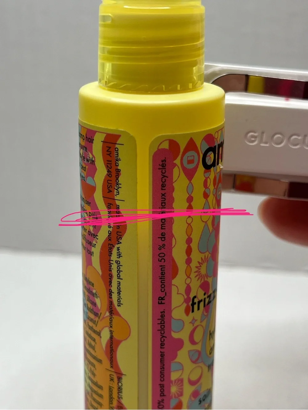 Amika & Pureology Leave in Conditioner & Anti Frizz Hair Bundle
